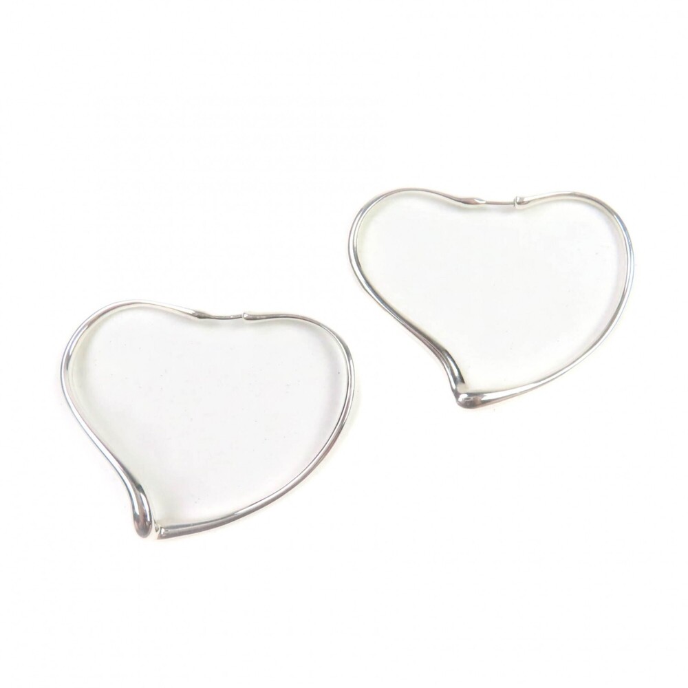 TIFFANY Authentic Silver Heart Earrings